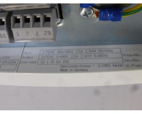 LENZE 9300 Vector EVS9322-EK V004 AC- Servoantrieb, Servosteller, Servoumrichter, Se - Bild 6