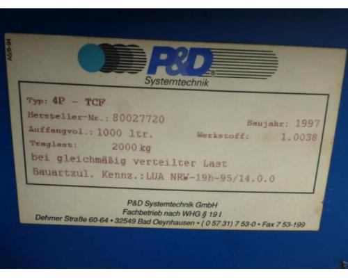 P&D 4P-TCF Auffangwanne, Lagerpalette für Gefahrstoffe - Bild 5