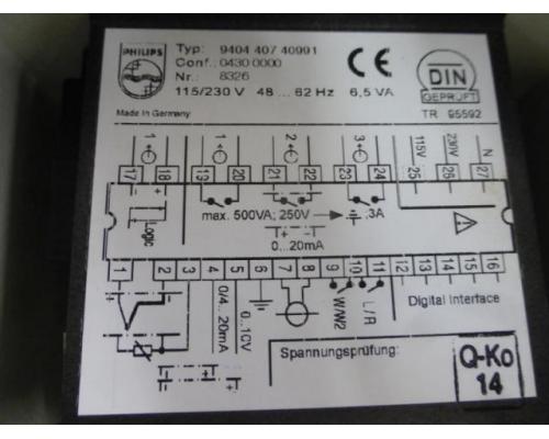 PHILIPS KS 40 Kompakter Industrieregler Temperaturregler Tempera - Bild 5