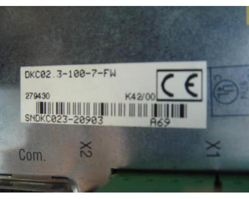 REXROTH INDRAMAT ECODRIVE DKC 02.3-100-7-FW Antriebsregelgerät AC Servo Controller System 200 - Bild 5