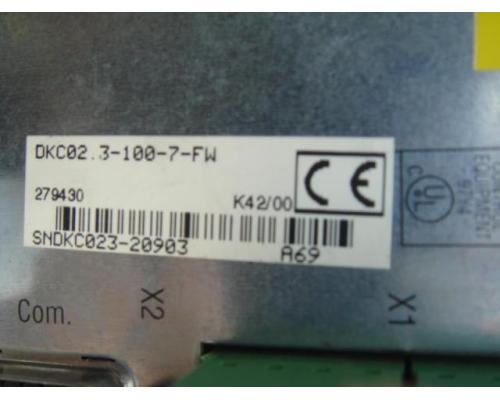 REXROTH INDRAMAT ECODRIVE DKC 02.3-100-7-FW Antriebsregelgerät AC Servo Controller System 200 - Bild 6