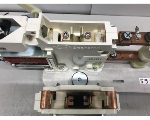 SECHERON BMS 18.08 A 2 Stück Leistungsschütz auf Montageplatte, Schütz, - Bild 4