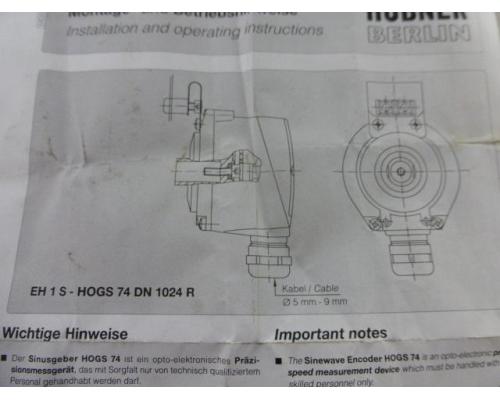 SEW EH1S Inkrementalgeber, Drehgeber, Sinusgeber - Bild 6