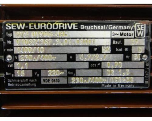 SEW- EURODRIVE R73 DT90S-4BM Getriebemotor mit Bremse - Bild 2