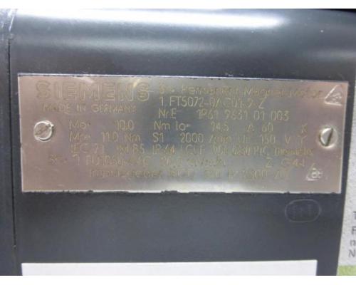 Siemens 1FT5072-0AC01-9-Z Silnik trójfazowy z magnesami trwałymi - Obraz 6