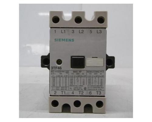 SIEMENS 3TF46 Leistungsschütz, Lastschütz, Luftschütz, Schütz, L - Bild 2