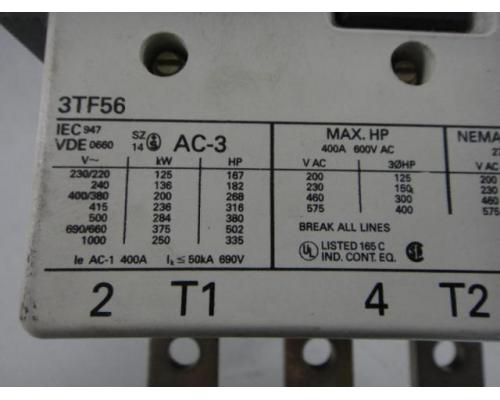 SIEMENS 3TF56 Lastschutzschalter, Leistungsschütz, Lastschütz, L - Bild 3