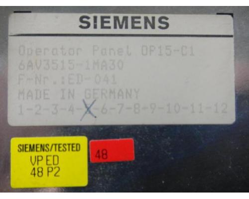 SIEMENS COROS Coros OP 15-C1 Steuerung, Operator Panel - Bild 4