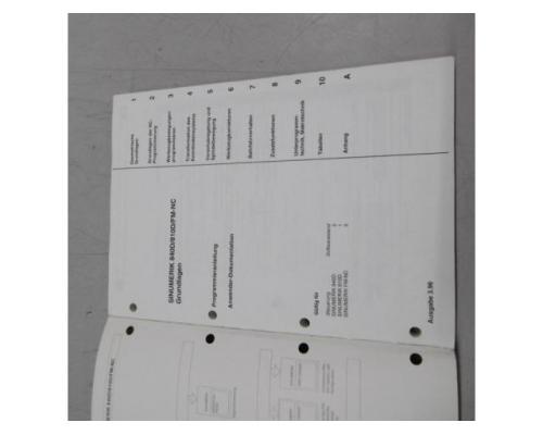 SIEMENS Sinumerik 840D / 810D / FM-NC Handbuch- Satz, Betriebsanleitung, Bedienungsanlei - Bild 5