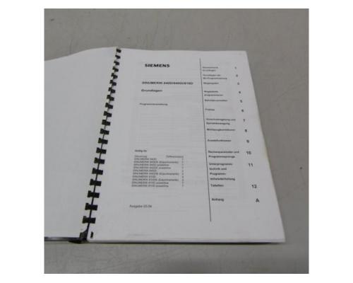 SIEMENS Sinumerik 840D / 840Di / 810D Handbuch, Programmieranleitung, Betriebsanleitung, - Bild 5