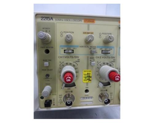 TEKTRONIX 2215A 2 Kanal, 60MHz Analog- / Digital- Oszilloskop, Mes - Bild 5