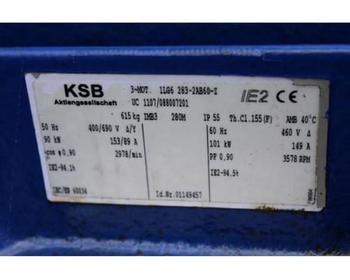 KSB Pumpe MTC A 100/3-7.1 10.63+KSB Motor 1LG6 283-2AB60-Z - Bild 9