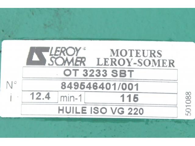 LEROY SOMER OT 3233 SBT przekładnia + silnik LS100LT - 4