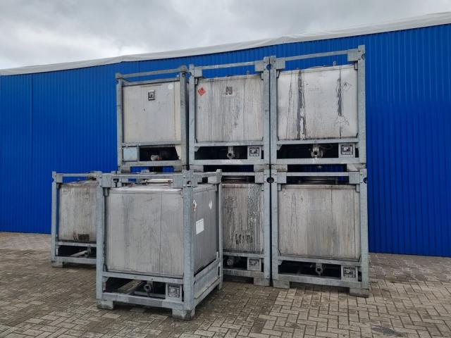 IBC/ Edelstahlbehälter / Transportcontainer 1000L - 2