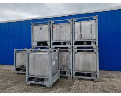 IBC/ Edelstahlbehälter / Transportcontainer 1000L - Bild 2