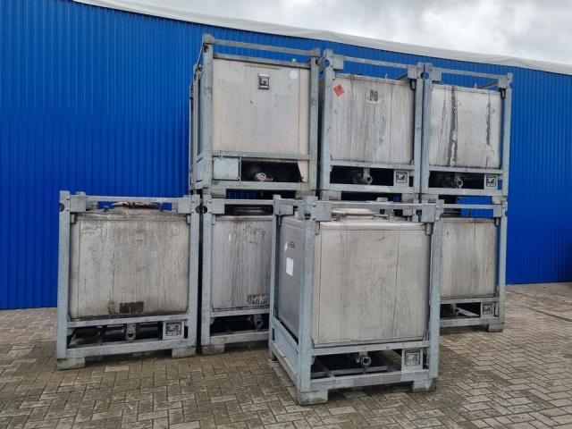 IBC/ Edelstahlbehälter / Transportcontainer 1000L - 3