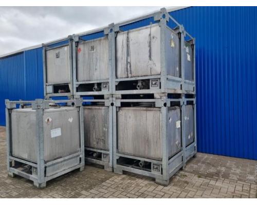 IBC/ Edelstahlbehälter / Transportcontainer 1000L - Bild 4