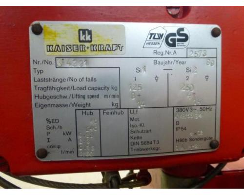 VETTER E-Kettenzug, Elektro Hubwerk, Kran - Bild 5