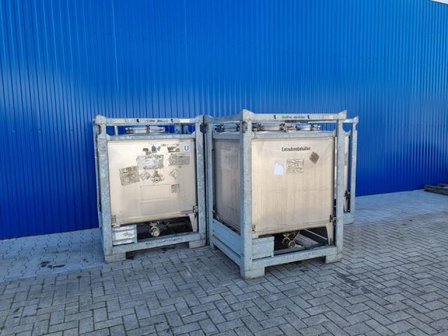 IBC/ Edelstahlbehälter / Transportcontainer 1000L - 3