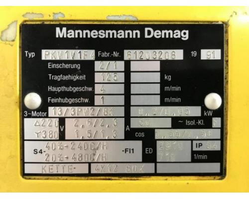 DEMAG PKV1 V1 F4 E-Kettenzug, Elektro Hubwerk, Kran - Bild 6