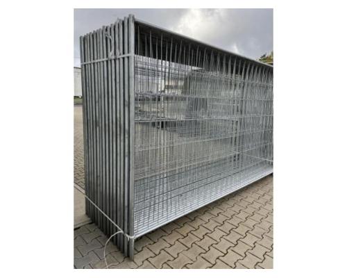 350 x 200 Bauzaun, Bauzaunfelder, Bauzäune, Zaunfeld, Metall - Bild 5