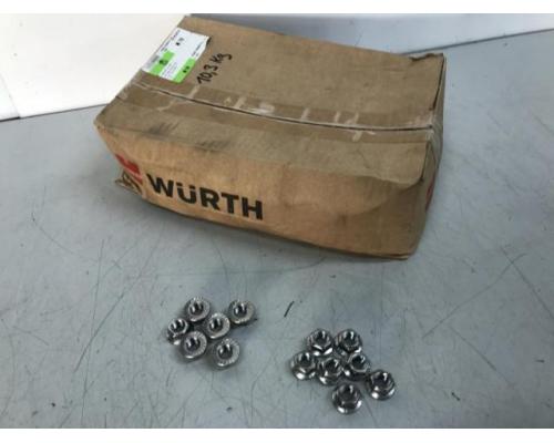 WÜRTH M10 250 Stück Sechskantmuttern, Sperrzahnmutten Mutter - Bild 3