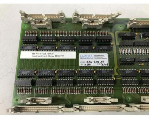 SCHARMANN / MATURA Industrieelektronik 336 719 18 Platine, Steuerkarte, Circuit Board, Interface Kar - Bild 6