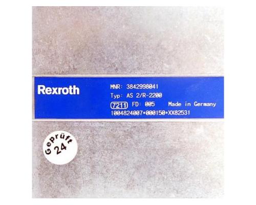 Rexroth Antriebsstation AS 2/R-2200 mit Motor 3842518050 3 - Bild 2
