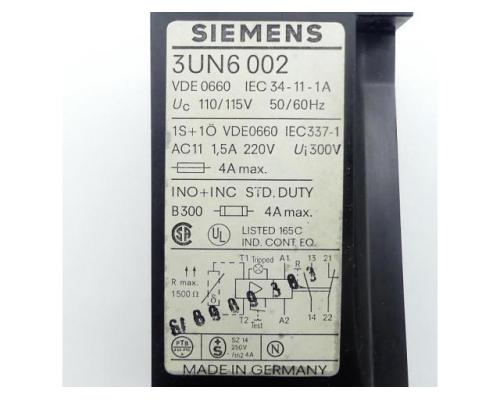 Siemens Motorschutzgerät 3UN6 002 3UN6 002 - Bild 2