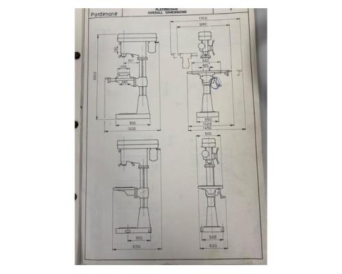 FAMUP Pordenone RAG 40 Betriebsanleitung für Ständerbohrmaschine, Bedienu - Bild 2