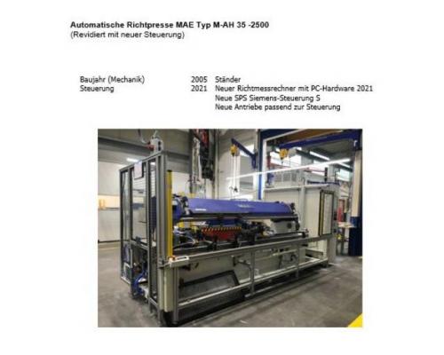 MAE M-AH 35-2500 Richtpresse - Horizontal - Bild 4