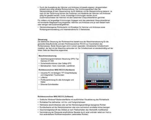 MAE M-AH 35-2500 Richtpresse - Horizontal - Bild 6