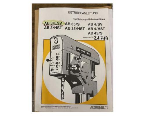 ALZMETALL AB3 ESV Ständerbohrmaschine - Bild 6