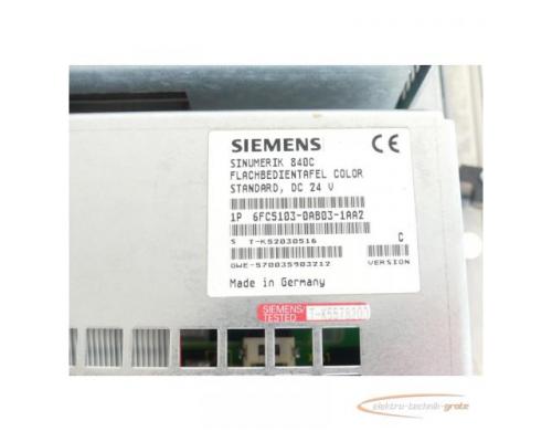 Siemens 6FC5103-0AB03-1AA2 Flachbedientafel Version C SN:T-K52030516 - Bild 6