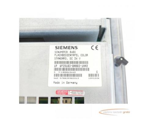 Siemens 6FC5103-0AB03-1AA2 Flachbedientafel Version C SN:T-K82012442 - Bild 6