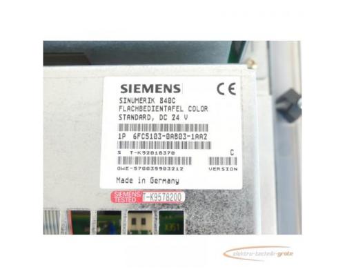 Siemens 6FC5103-0AB03-1AA2 Flachbedientafel Version C SN:T-K92018370 - Bild 6