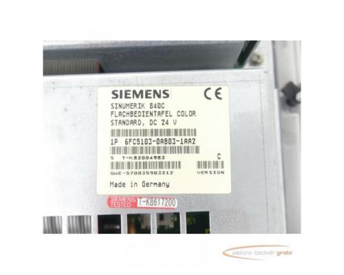 Siemens 6FC5103-0AB03-1AA2 Flachbedientafel Version: C SN: T-K82004983 - Bild 6