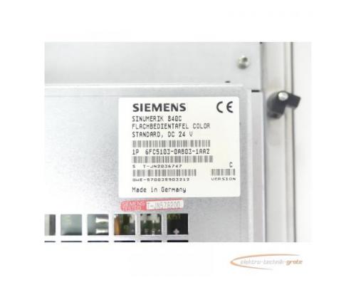 Siemens 6FC5103-0AB03-1AA2 Flachbedientafel ( ohne Netzteil ) SN: T-JN2036747 - Bild 4