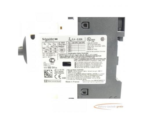 Schneider Electric GV2-P04 Motorschutzschalter 0,4 - 0,63A - Bild 4