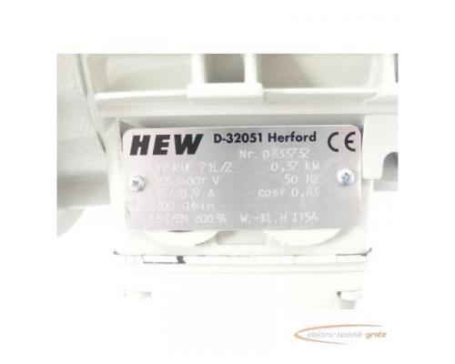 HEW RUF 71L/2 Drehstrommotor SN:0833732 - Bild 4