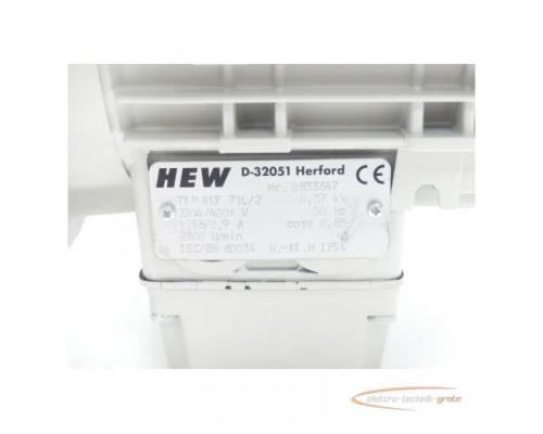 HEW RUF 71L/2 Drehstrommotor SN:0833647 - Bild 4