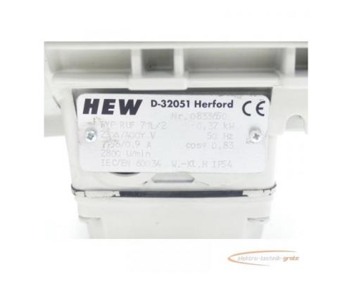 HEW RUF 71L/2 Drehstrommotor SN:0833650 - Bild 4