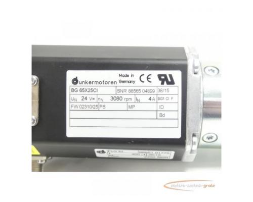 Dunkermotoren BG 65X25CI Servomotor SN:5007580583 + PLG52 Planetengetriebe - Bild 4