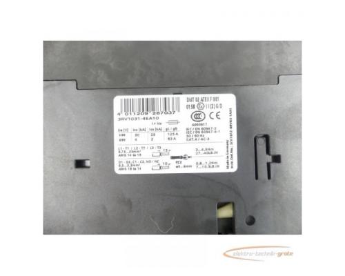 Siemens 3RV1031-4EA10 Leistungsschalter 416A 22 - 32A max. + 3RV1901-1E - Bild 6