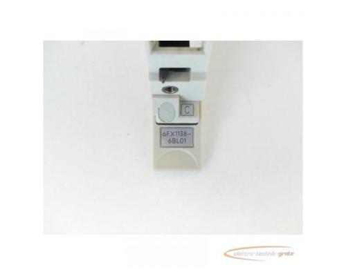 Siemens 6FX1138-6BL01 PLC 135WB/ACOP, 256KB RAM E-Stand: C SN:209681 - Bild 6