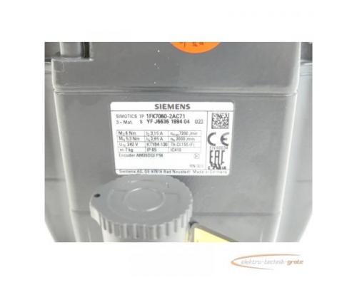 Siemens 1FK7060-2AC71 Synchronservomotor SN:YFJ6636199404023 - ungebraucht! - - Bild 5