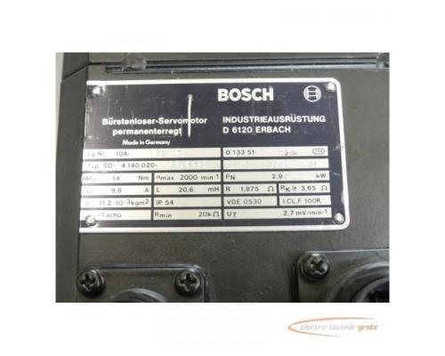 Bosch SD-B4.140.020-01.000 Bürstenloser Servomotor permanenterregt SN:461 - Bild 4