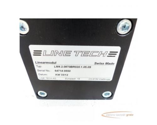 LINE TECH LM4.2 . 0870BR020.1.05.0S Linearmodul SN:64714-9550 - Bild 5