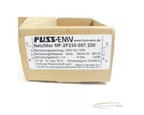 FUSS - EMV MF-2F230-007.230 Netzfilter - ungebraucht! - - Bild 5