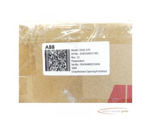 ABB DSQC 679 Flexpandant REV: 12 SN:954364 # 00153456 - ungebraucht! - - Bild 7